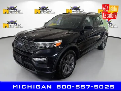 Black 2022 Ford Explorer XLT for sale in Michigan Center, MI