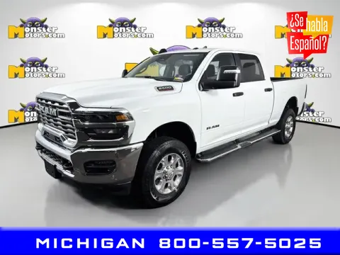 White 2025 Ram 2500 Big Horn for sale in Michigan Center, MI