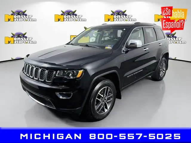 Black 2022 Jeep Grand Cherokee WK Limited for sale in Michigan Center, MI
