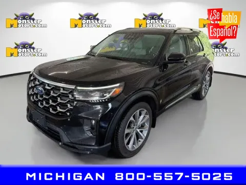 Black 2025 Ford Explorer Platinum for sale in Michigan Center, MI