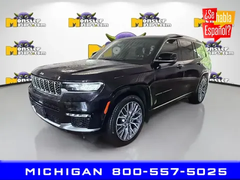 Black 2023 Jeep Grand Cherokee L Summit for sale in Michigan Center, MI