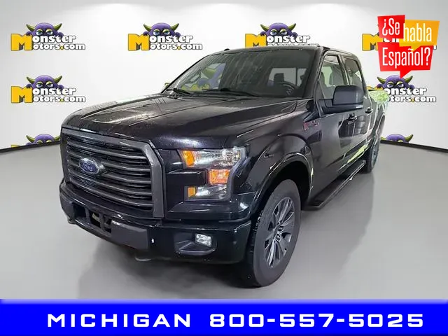 Black 2016 Ford F-150 XLT for sale in Michigan Center, MI