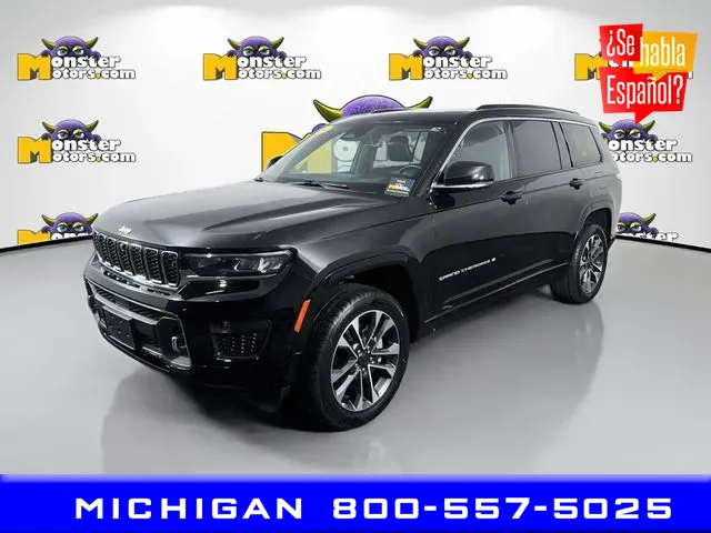 Black 2024 Jeep Grand Cherokee L Overland for sale in Michigan Center, MI