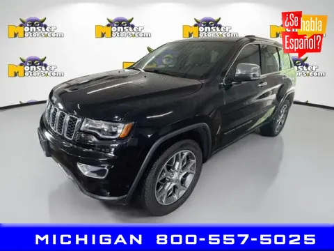 Black 2022 Jeep Grand Cherokee WK Limited for sale in Michigan Center, MI