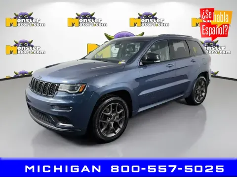 Blue 2020 Jeep Grand Cherokee Limited X for sale in Michigan Center, MI