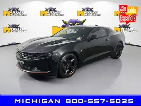 Black 2021 Chevrolet Camaro 2LT for sale in Michigan Center, MI