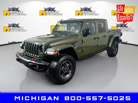 Green 2021 Jeep Gladiator Rubicon for sale in Michigan Center, MI