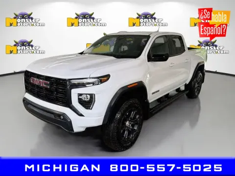 White 2024 GMC Canyon Elevation for sale in Michigan Center, MI
