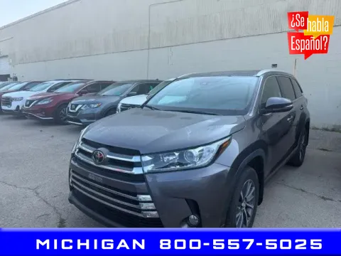 Gray 2019 Toyota Highlander XLE for sale in Michigan Center, MI