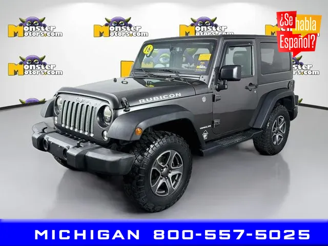 Gray 2016 Jeep Wrangler Rubicon for sale in Michigan Center, MI