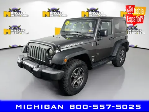 Gray 2016 Jeep Wrangler Rubicon for sale in Michigan Center, MI