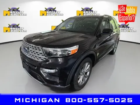 Black 2022 Ford Explorer Limited for sale in Michigan Center, MI