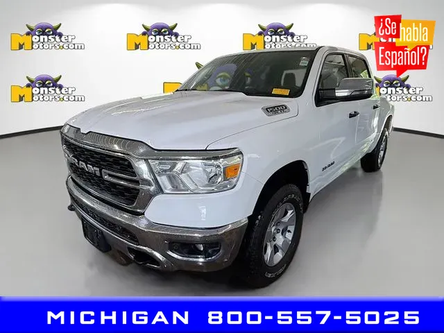 White 2023 Ram 1500 Big Horn/Lone Star for sale in Michigan Center, MI