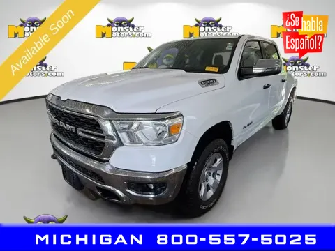 White 2023 Ram 1500 Big Horn/Lone Star for sale in Michigan Center, MI