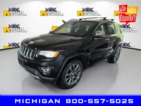 Black 2015 Jeep Grand Cherokee Limited for sale in Michigan Center, MI