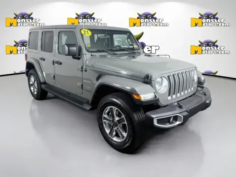 Another view of 2021 Jeep Wrangler Unlimited Sahara for sale in Michigan Center, MI at Monster Motors - Jackson, MI