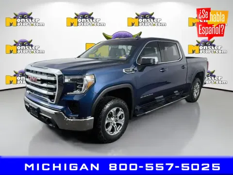 Blue 2019 GMC Sierra 1500 SLE for sale in Michigan Center, MI