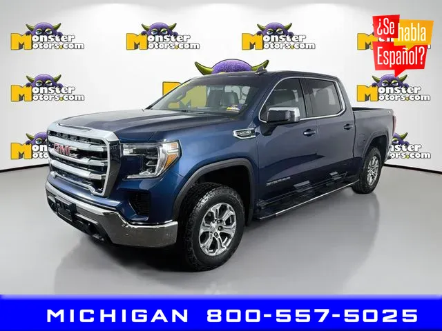 Blue 2019 GMC Sierra 1500 SLE for sale in Michigan Center, MI