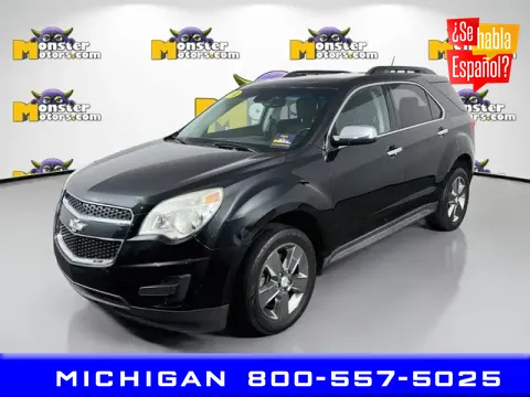 Black 2014 Chevrolet Equinox LT for sale in Michigan Center, MI