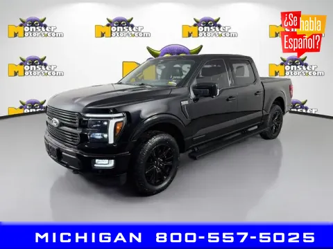 Black 2024 Ford F-150 Platinum for sale in Michigan Center, MI