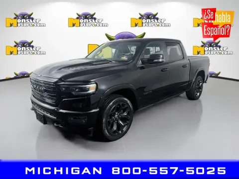 Black 2023 Ram 1500 Limited for sale in Michigan Center, MI