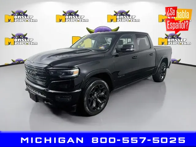 Black 2023 Ram 1500 Limited for sale in Michigan Center, MI