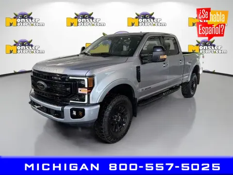 Silver 2021 Ford F-350SD Lariat for sale in Michigan Center, MI