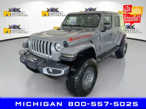 Gray 2020 Jeep Wrangler Unlimited Sahara for sale in Michigan Center, MI