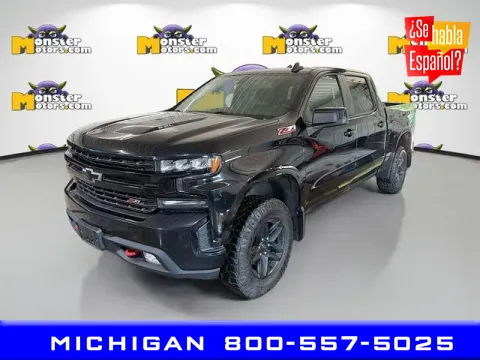 Black 2020 Chevrolet Silverado 1500 LT Trail Boss for sale in Michigan Center, MI