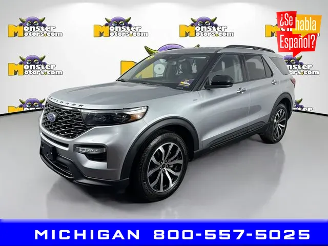 Gray 2024 Ford Explorer ST-Line for sale in Michigan Center, MI