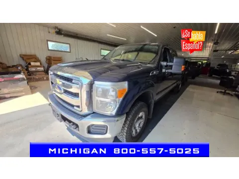 Blue 2015 Ford F-250SD XLT for sale in Michigan Center, MI