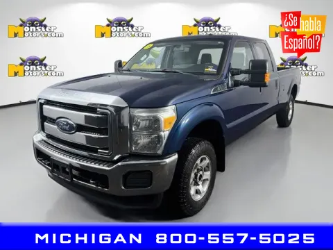 Blue 2015 Ford F-250SD XLT for sale in Michigan Center, MI