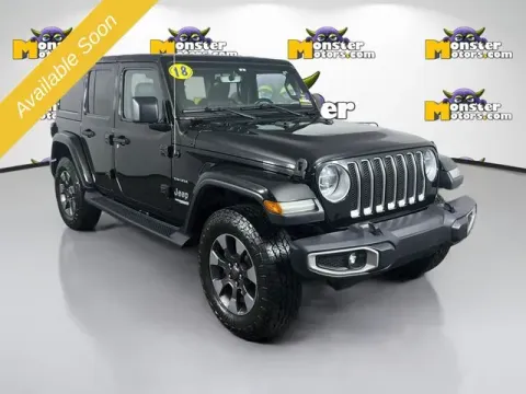 Another view of 2018 Jeep Wrangler Unlimited Sahara for sale in Michigan Center, MI at Monster Motors - Jackson, MI