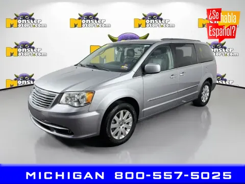 Silver 2016 Chrysler Town & Country Touring for sale in Michigan Center, MI