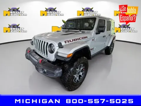 Silver 2023 Jeep Wrangler Rubicon for sale in Michigan Center, MI
