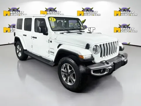 Another view of 2021 Jeep Wrangler Unlimited Sahara for sale in Michigan Center, MI at Monster Motors - Jackson, MI