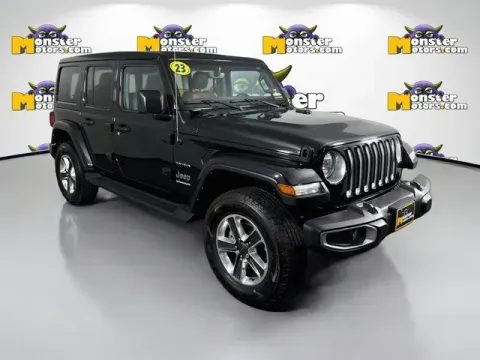 Another view of 2023 Jeep Wrangler Sahara for sale in Michigan Center, MI at Monster Motors - Jackson, MI