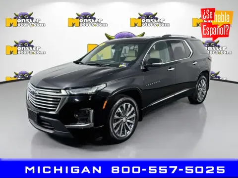 Black 2023 Chevrolet Traverse Premier for sale in Michigan Center, MI