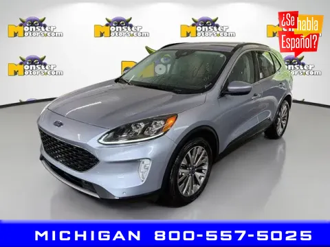 Silver 2022 Ford Escape Titanium for sale in Michigan Center, MI