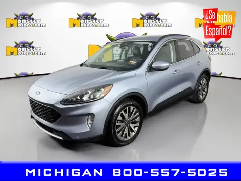 Silver 2022 Ford Escape Titanium for sale in Michigan Center, MI