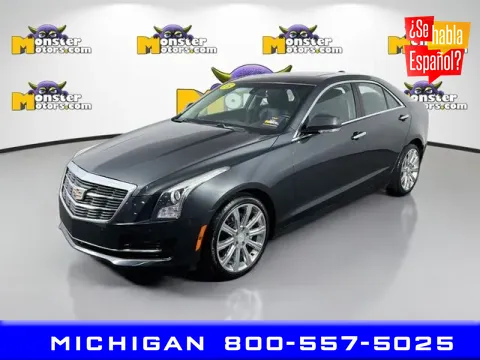 Gray 2015 Cadillac ATS 2.0L Turbo Luxury for sale in Michigan Center, MI