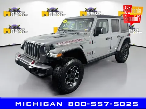 Gray 2023 Jeep Wrangler Rubicon for sale in Michigan Center, MI
