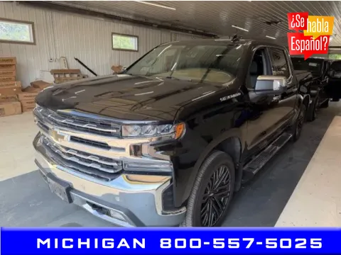 Black 2020 Chevrolet Silverado 1500 LTZ for sale in Michigan Center, MI