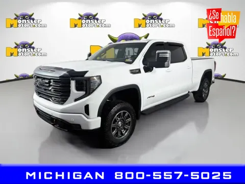 White 2024 GMC Sierra 1500 AT4 for sale in Michigan Center, MI
