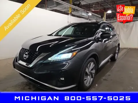 Black 2021 Nissan Murano SL for sale in Michigan Center, MI