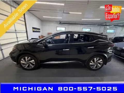 Black 2021 Nissan Murano SL for sale in Michigan Center, MI