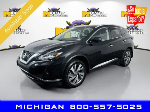 Black 2021 Nissan Murano SL for sale in Michigan Center, MI