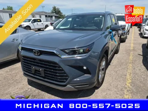 Blue 2024 Toyota Grand Highlander Hybrid Limited for sale in Michigan Center, MI