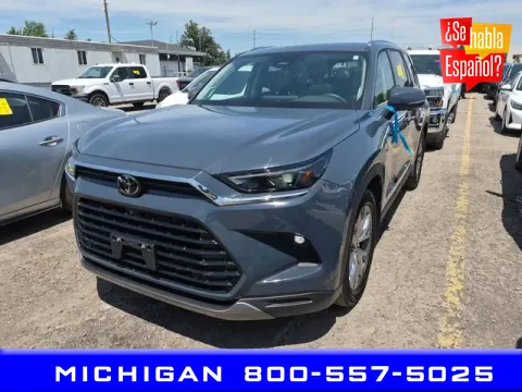 Blue 2024 Toyota Grand Highlander Hybrid Limited for sale in Michigan Center, MI