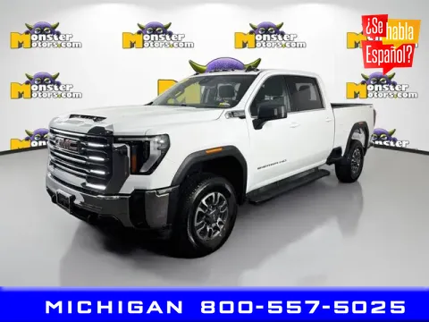 White 2024 GMC Sierra 2500 HD SLE for sale in Michigan Center, MI